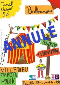 BALTRINGUE - Cirque Plein d'Air- SPECTACLE ANNULÉ